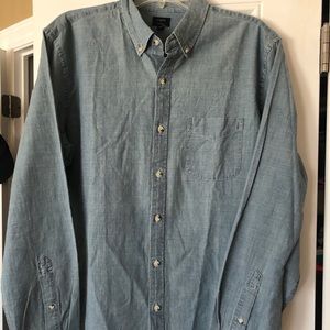 J. Crew Chambray Collared Shirt